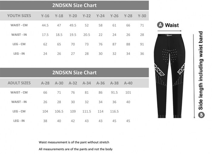 S23 2NDSKN Size Chart